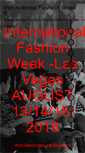 Mobile Screenshot of fashionweek-lasvegas.com