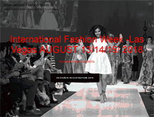 Tablet Screenshot of fashionweek-lasvegas.com